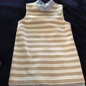 Sleeveless striped dress